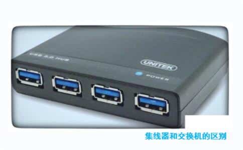 集线器和交换机的区别